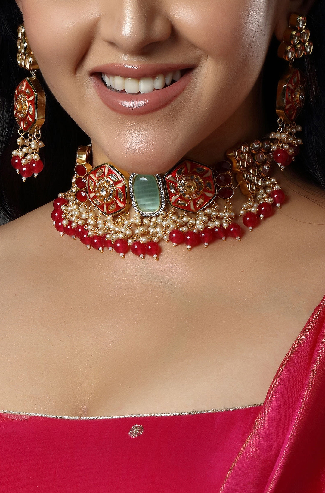 Lal Mahal Royal Radiance Choker Necklace