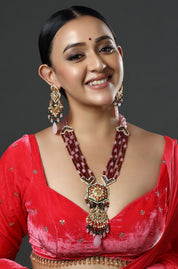 Ruby Blush Grandeur Necklace