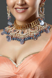 Amethyst Haze Heritage Statement Necklace