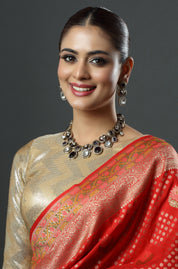 Victorian Polish Coloured Stone & Meenakari Necklace