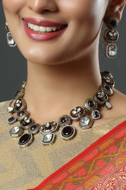 Victorian Polish Coloured Stone & Meenakari Necklace