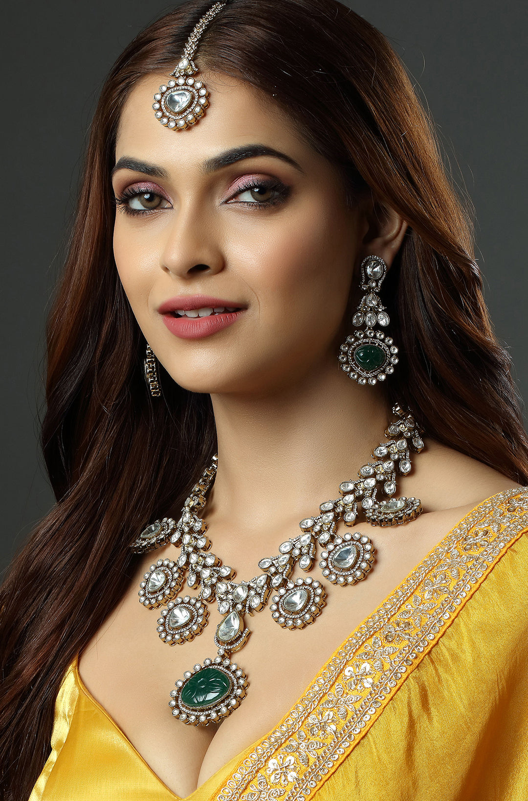 Rajputana Grandeur Kundan Necklace