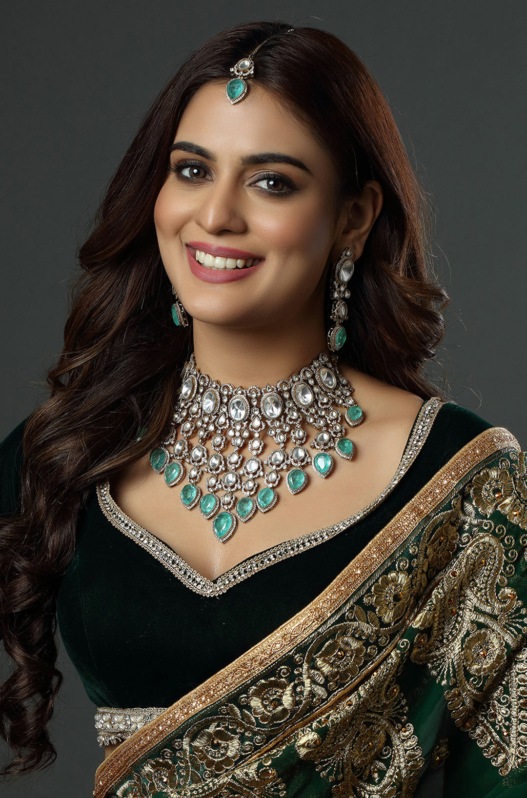 Emerald Lagoon Choker Necklace