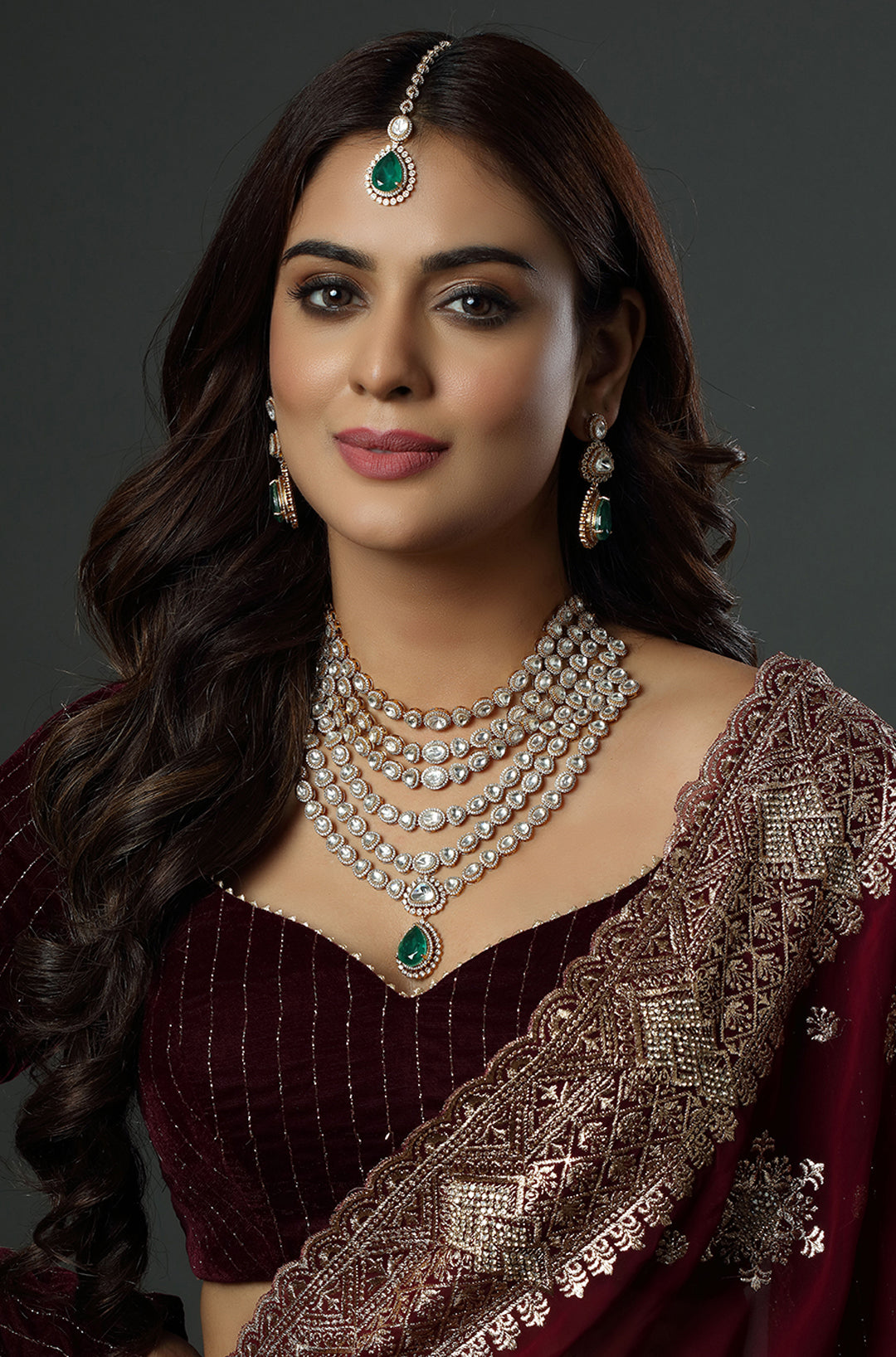 Diamond Dewdrop Empress Necklace