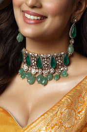 The Jadau Emerald Choker Necklace
