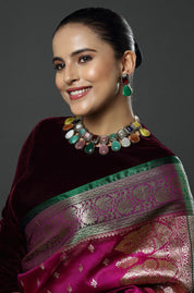 Gold-Plated Kundan-Studded Necklace