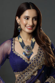 Handcrafted Gold Plated Laakh based Necklace set