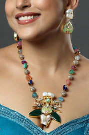 Fusion Multicolor Statement Necklace