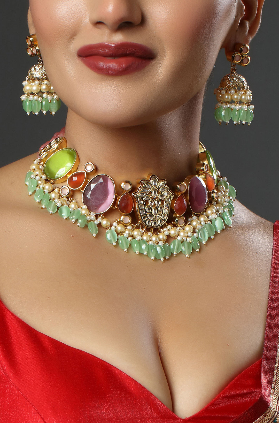The Kaleidoscope Garden Choker Necklace