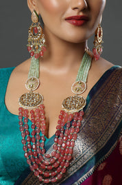 The Coral & Mint Grandeur Necklace