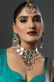 The Rose Blush Kundan Bridal Necklace