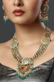 The Mint Moonlight Kundan Necklace