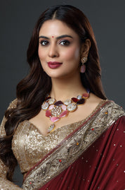 Fusion Multicolor Statement Neck Piece