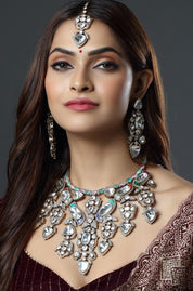 Gold Plated Kundan Studded Necklace