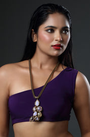 Lavender Bloom Pendant Necklace