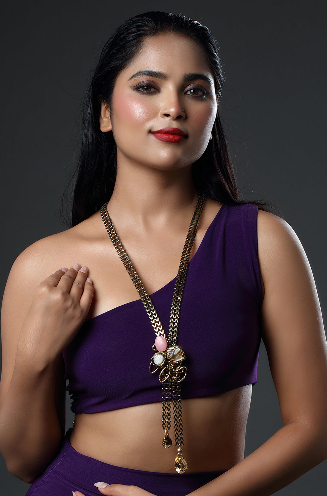 The Enchanted Vine Lariat Necklace