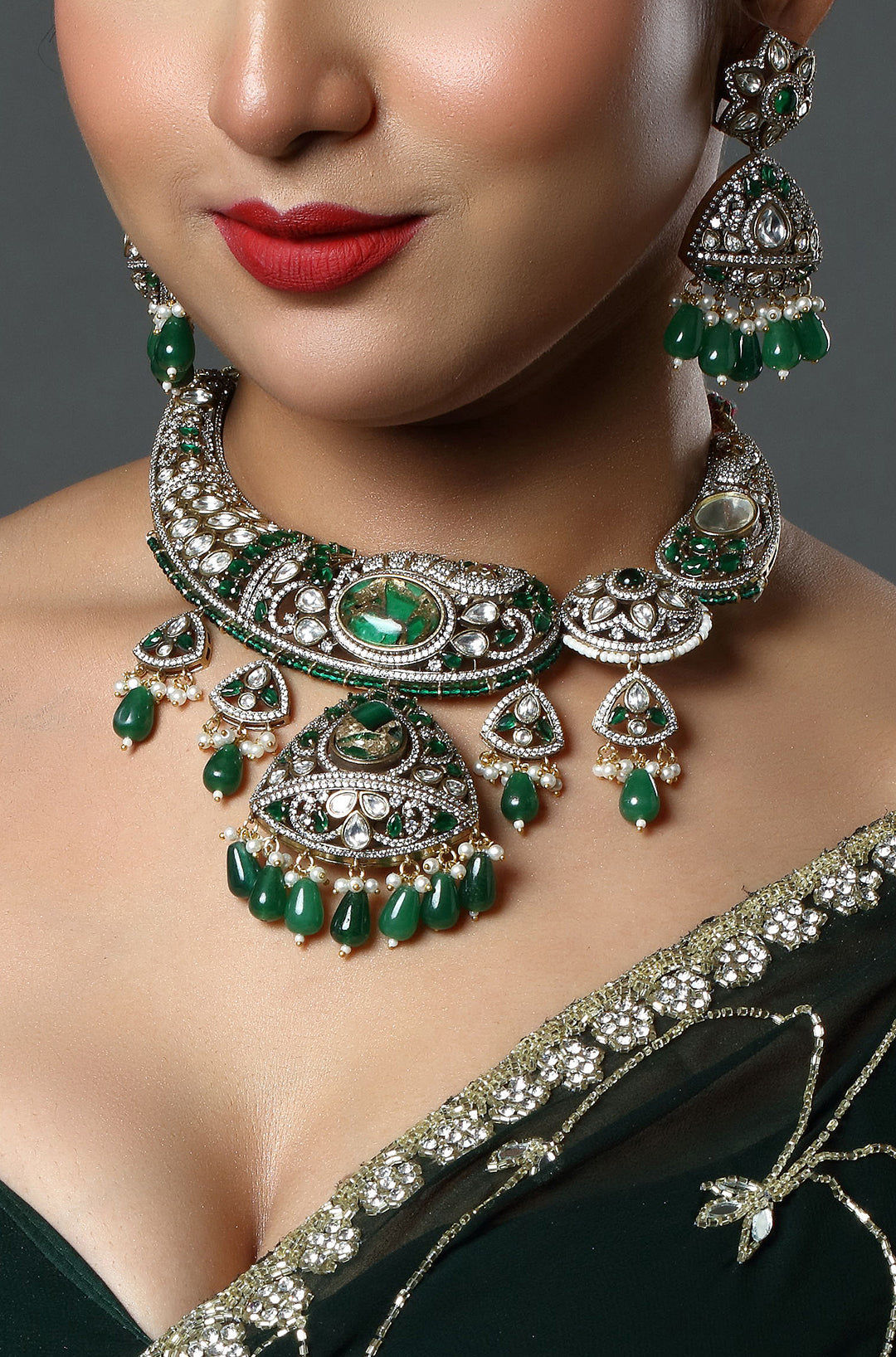 Green Goddess Glory Necklace