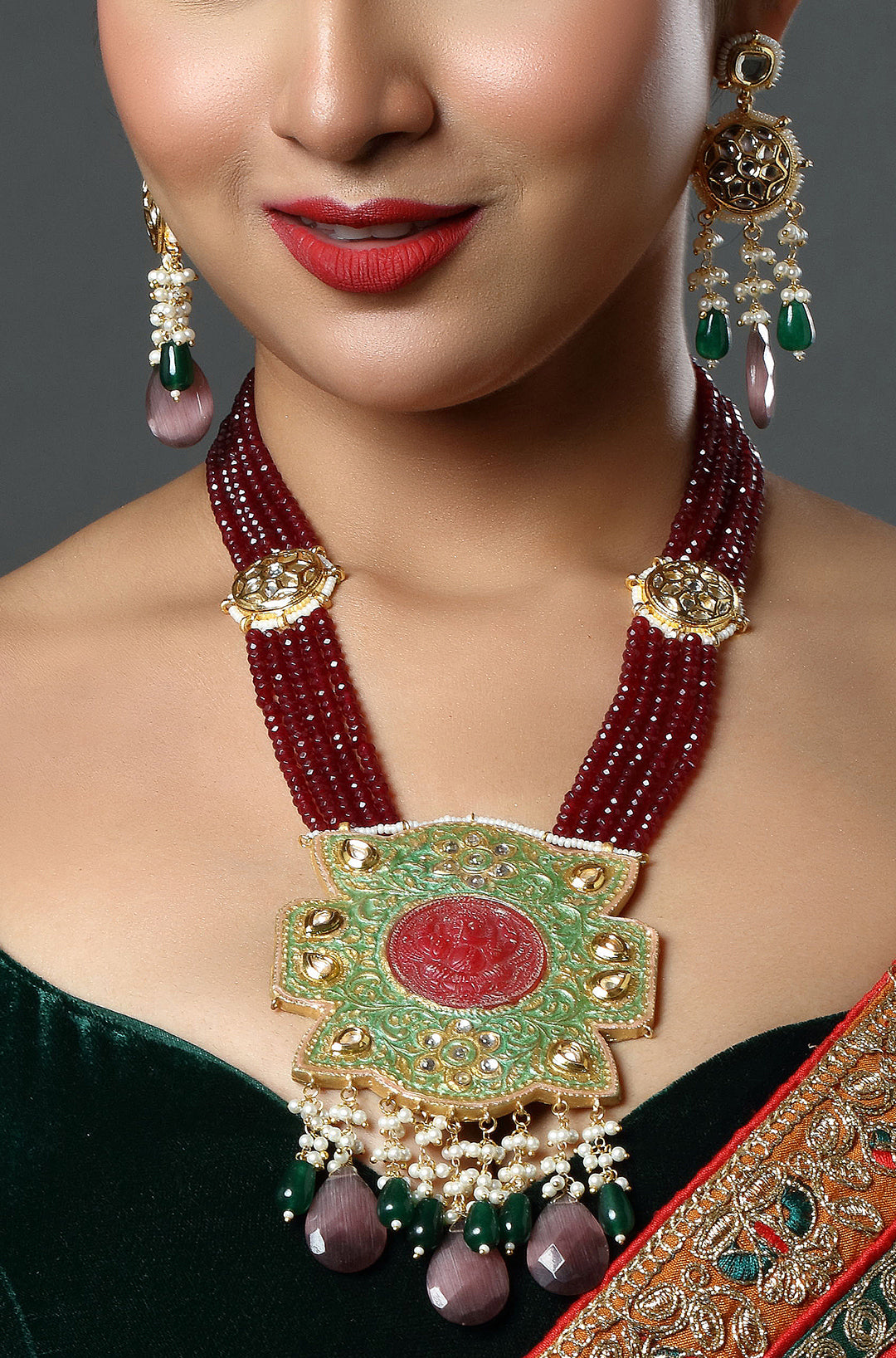Rani Padma Raag Necklace