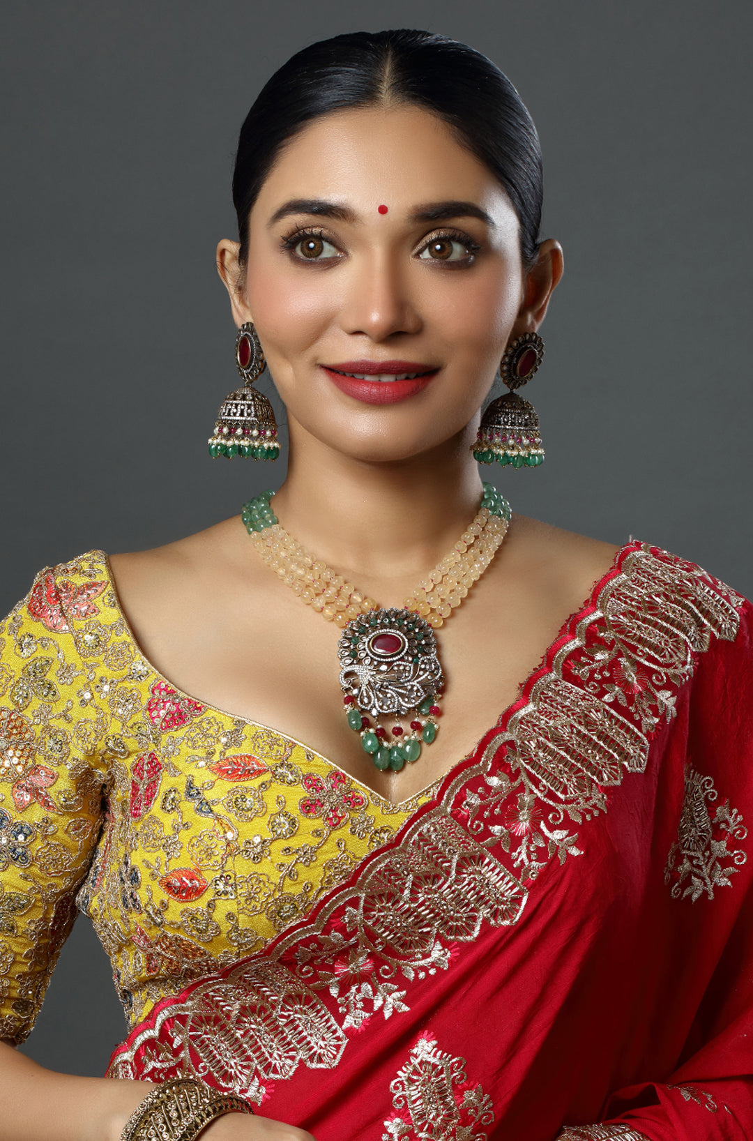 Royal Polki Neck Piece and Set