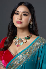 Fusion Multicolor Statement Neck Piece