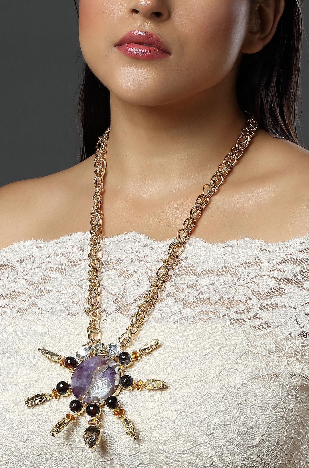 Imperial Radiance Pendant Necklace