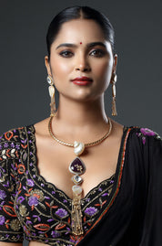 The Serene Pearl & Gemstone Suite Necklace