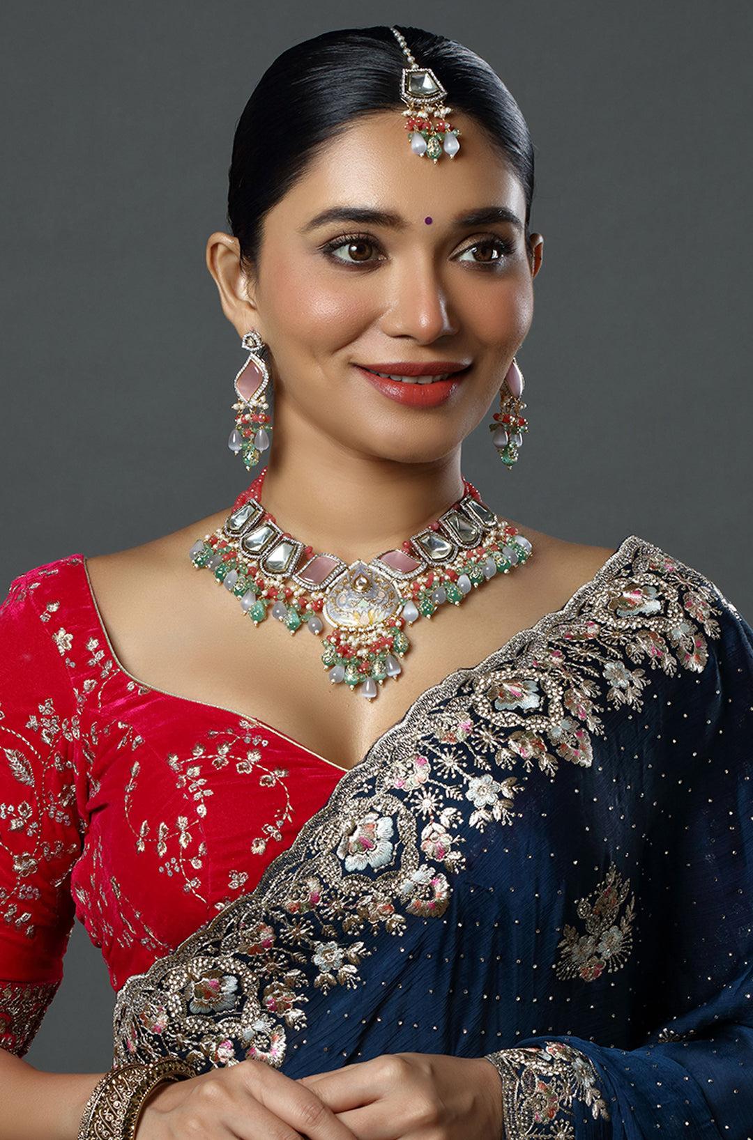 Soft Serenity Kundan Necklace