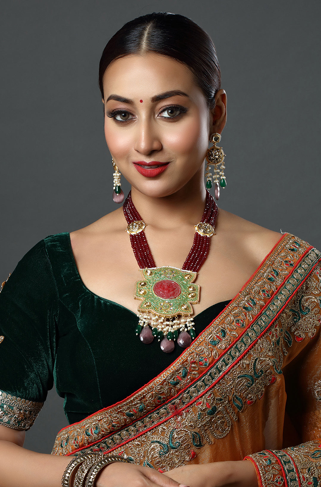 Rani Padma Raag Necklace