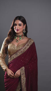 Multicolor Gold Plated Jadau Choker Necklace