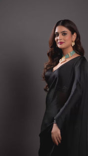 Kundan Teal Pearl Necklace