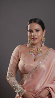 Blushing Crescent Enchanted Choker Necklace
