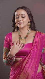 Panchranga Kundan Polki Necklace