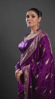 Mewari Lilac Ensemble Necklace
