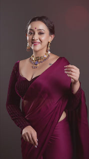 Mughal Plum & Mint Ensemble Necklace