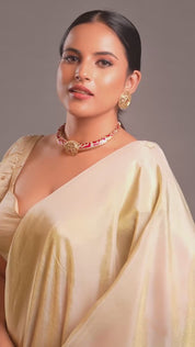 Gold Plated Traditional Rajwadi Hasli Necklace
