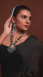 Teal Bloom Majestica Necklace