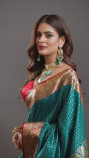 Mughal Turquoise Vista Ensemble Choker Necklace