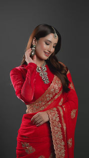 Gold plated Stone Kundan Necklace Set