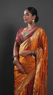 Festive Fusion Rani Pink Kundan Necklace