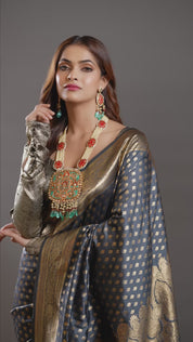 Regal Pearl & Turquoise Heritage Necklace