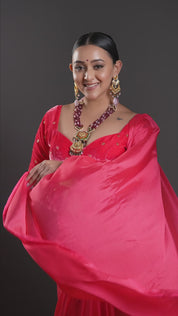 Ruby Blush Grandeur Necklace