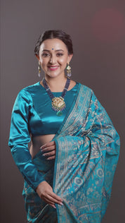 Mughal Blue & Gold Imperial Necklace