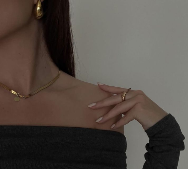 Gearing up Jewellery with a Black Dress.