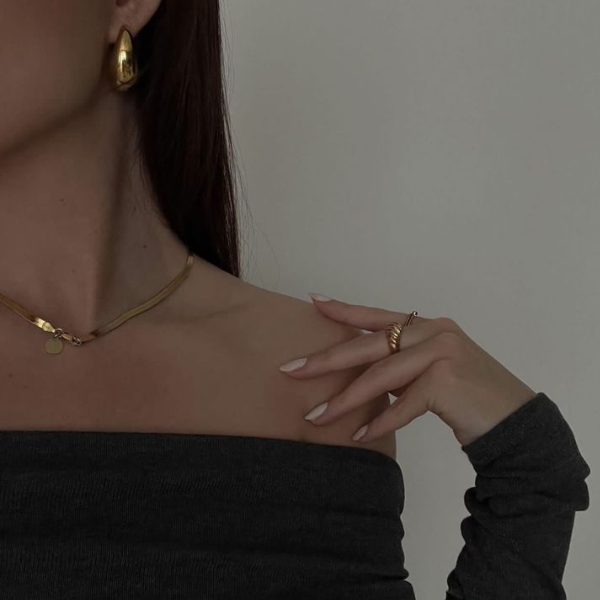 Gearing up Jewellery with a Black Dress.