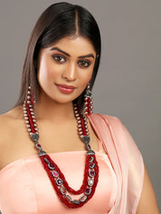 Braided Bead Necklace set