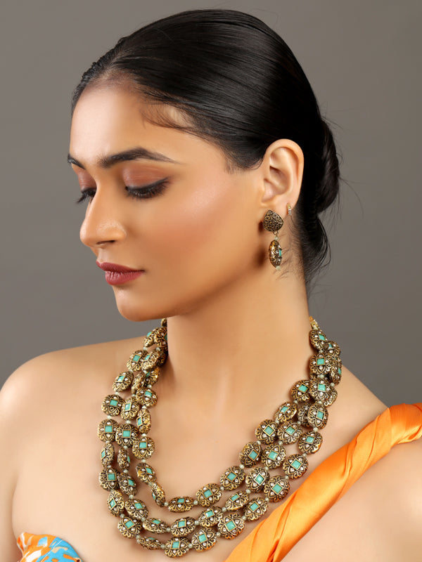 Layered Kundan Necklace