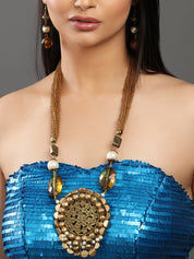 Traditional Beaded Necklace Set