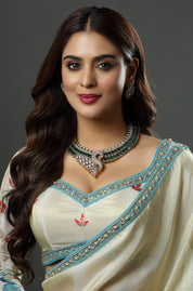 Royal Peacock Emerald Choker Necklace
