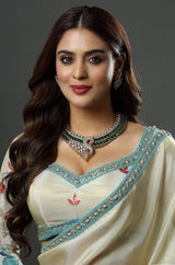 Royal Peacock Emerald Choker Necklace