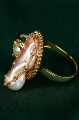 Elenor Eclipse Gold-Plated Cocktail Ring